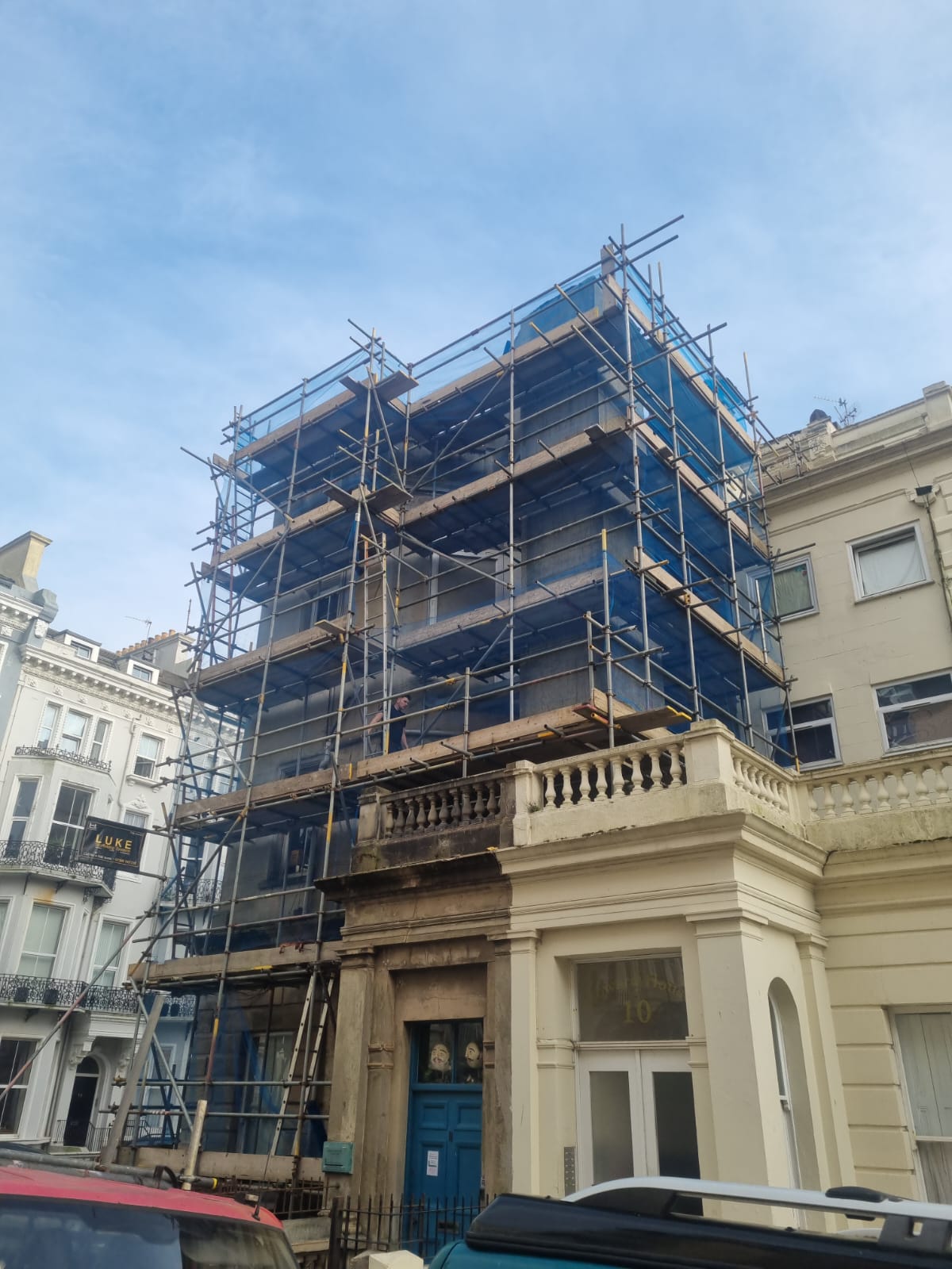 Scaffolding job 11