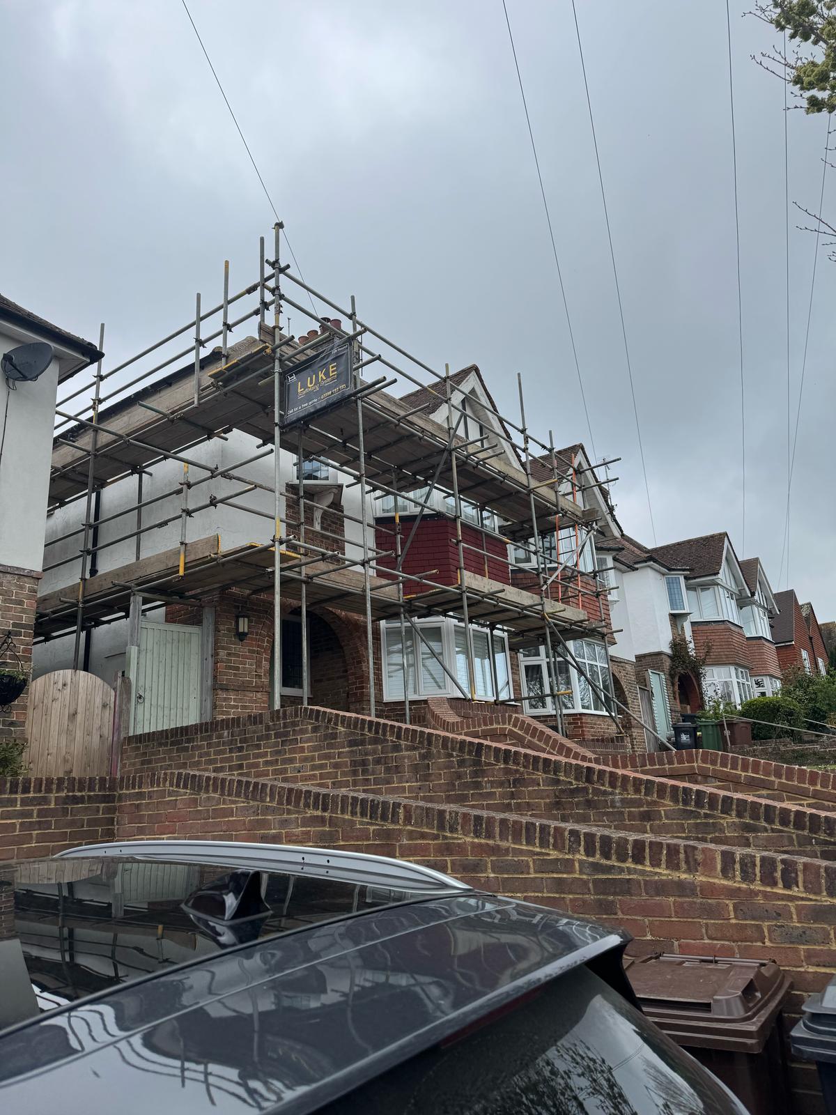 Scaffolding job 13